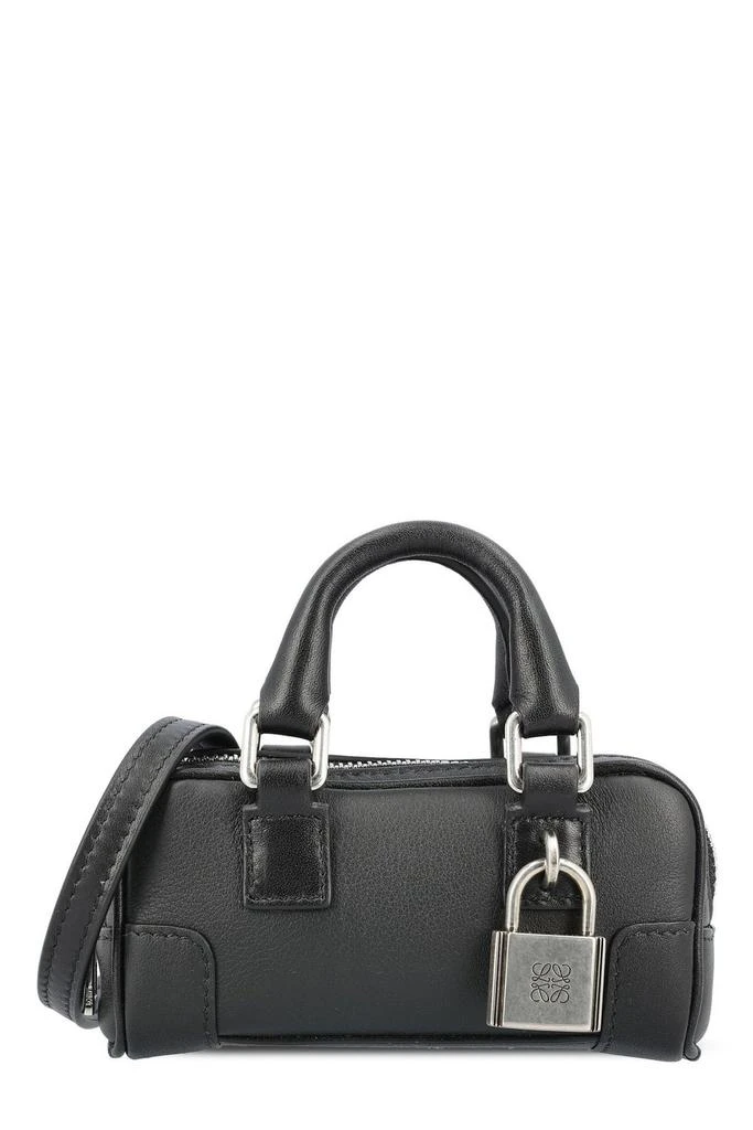 Loewe Loewe Amazona Nano Padlock Detailed Clutch Bag