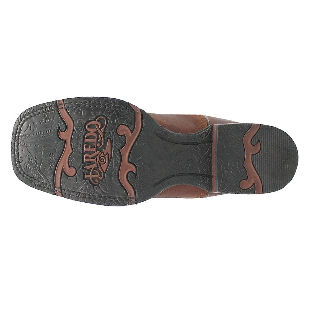 Laredo Faye Embroidered Studded Square Toe Cowboy Boots 5