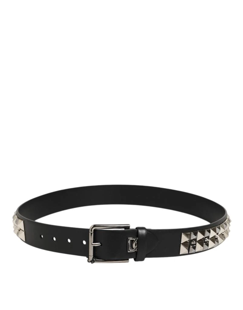 Dolce 
Gabbana Calf Leather Studded Buckle Men
s Belt 5