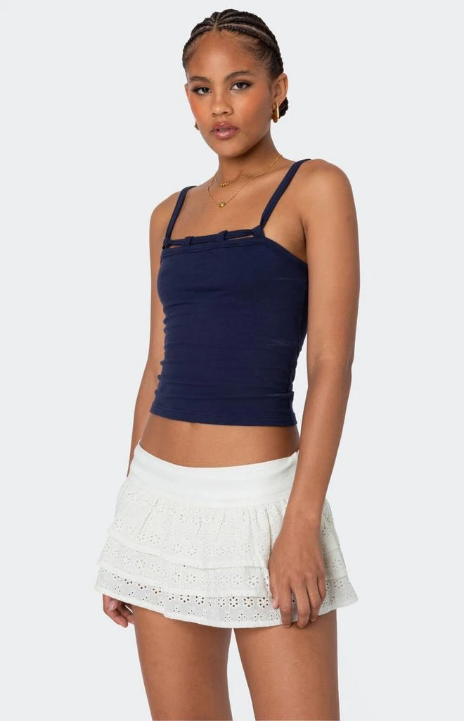 Edikted Looped Neckline Tank Top 3