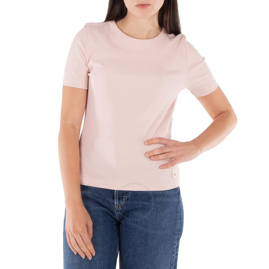 Calvin Klein Slim Ribbed Cotton T-shirt 1