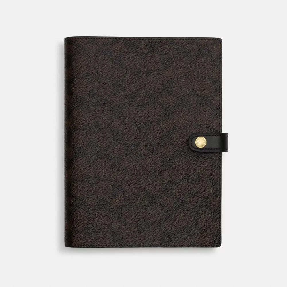 Coach Notebook In Signature Canvas 1