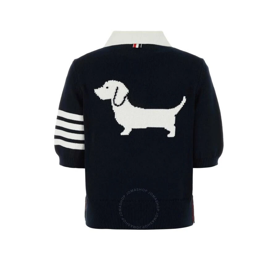 Thom Browne Hector 4-Bar Stripe Polo Shirt 2