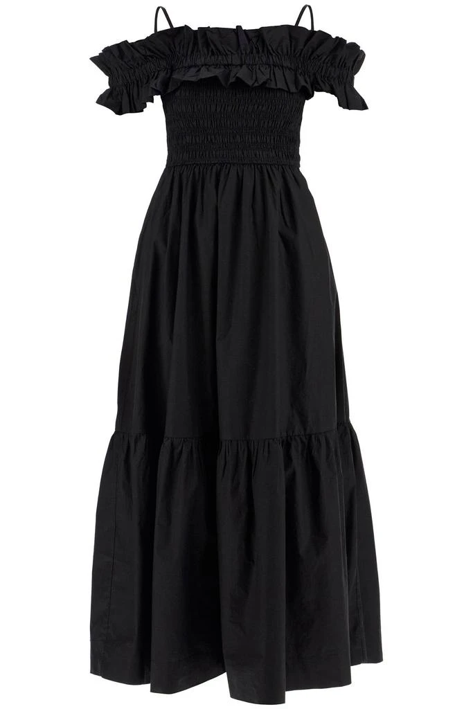 Ganni "poplin smock dress 1
