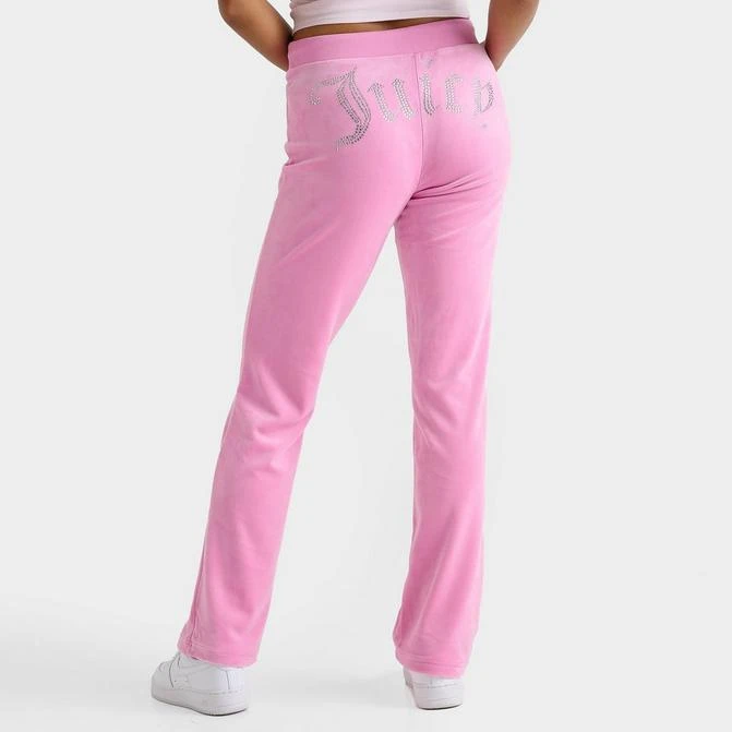 JUICY COUTURE Women's Juicy Couture OG Big Bling Velour Track Pants 1