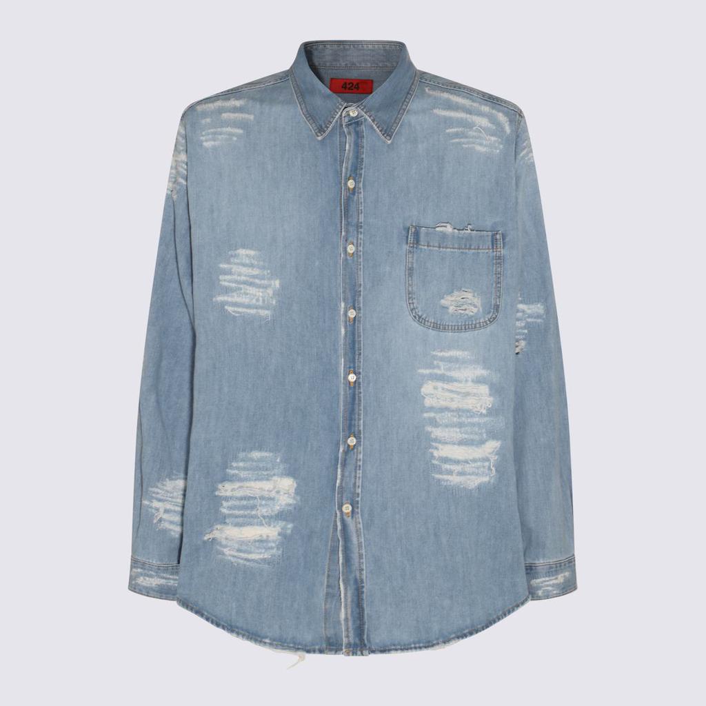 424 424 Blue Denim Jacket