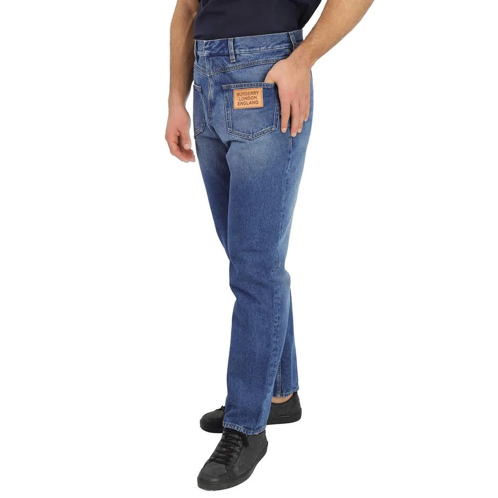 Burberry Burberry Mens Relaxed Fit Reconstructed Denim Jeans, Waist Size 32R 2