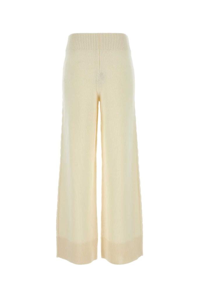 CAMILLA AND MARC Ivory Wool Blend Ash Wide-leg Pant