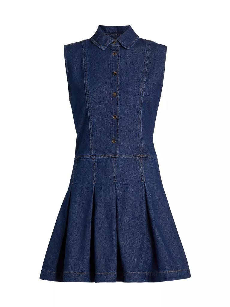 Reformation Arella Denim Sleeveless Minidress 1