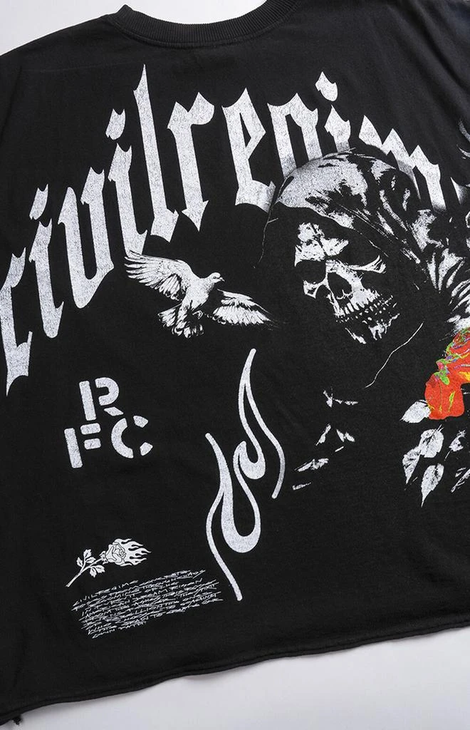 Civil 199X Raw Hem Cut Off T-Shirt 5