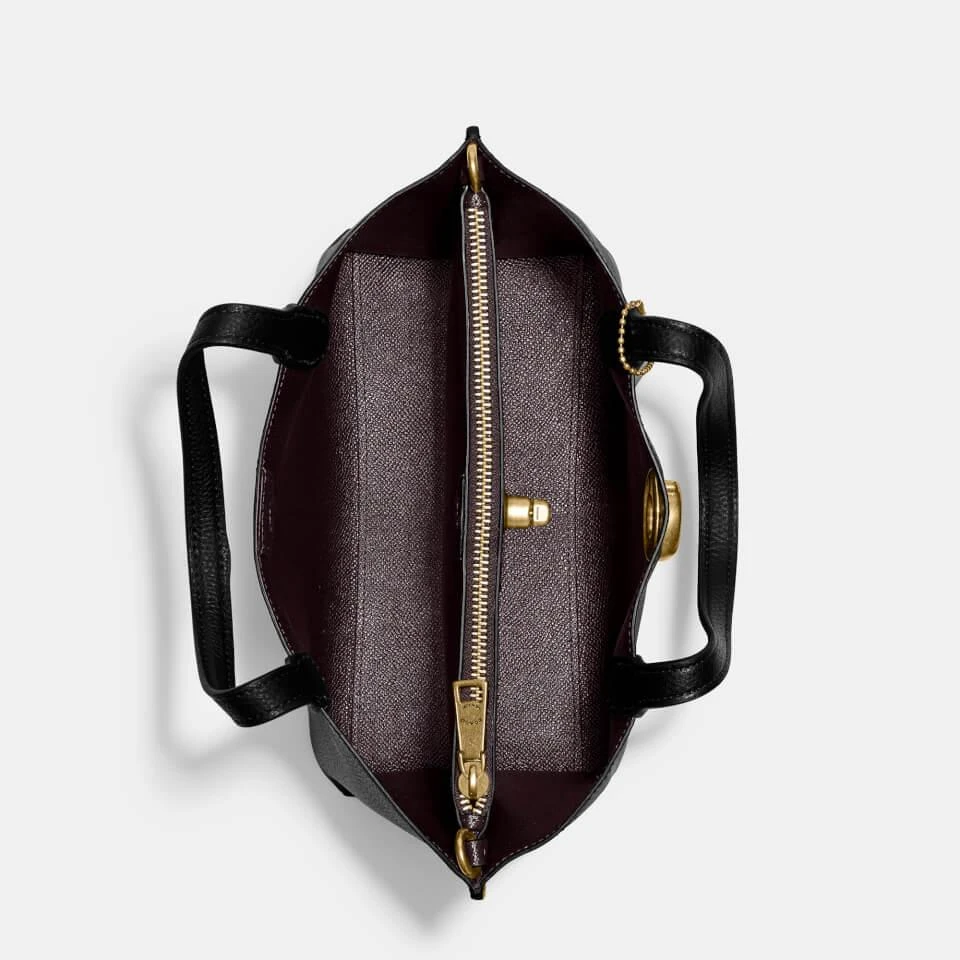 Coach Coach Polished Pebble-Grain Willow 24 Tote Bag 6