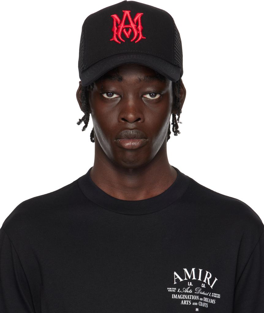 帽子 AMIRI MA Quad cap Black 'MA' Quad Denim Cap by AMIRI on Sale