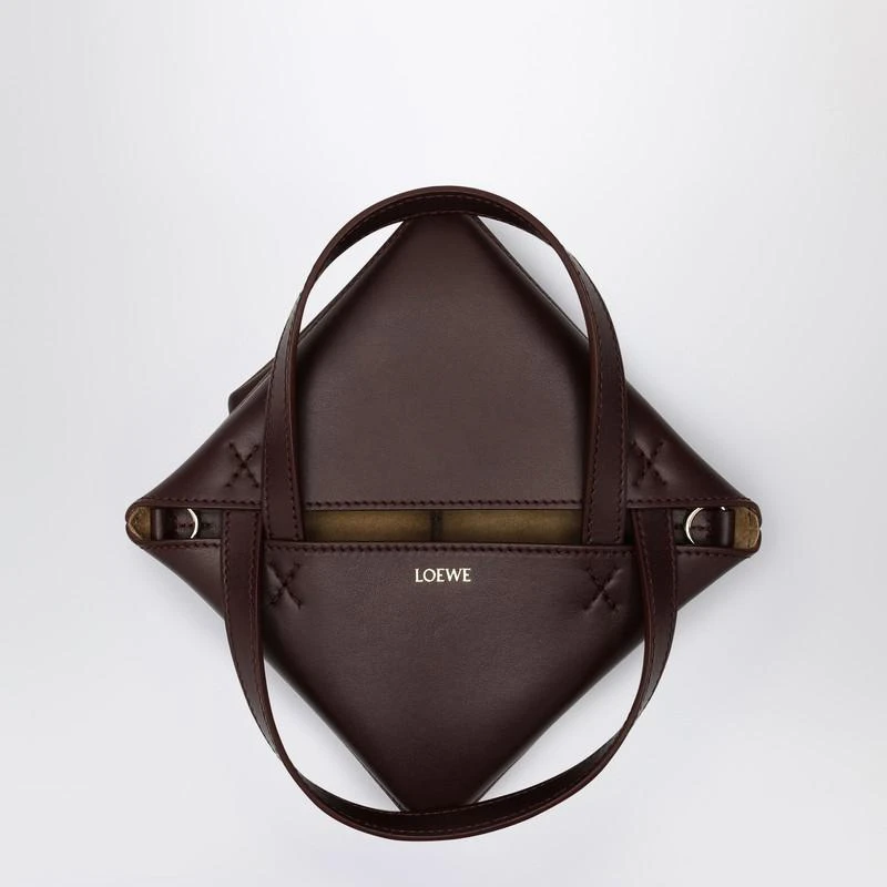Loewe Mini Puzzle Fold Bag Dark Burgundy 6