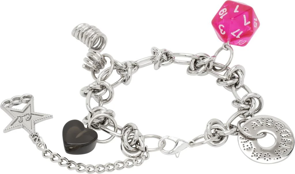 CHOPOVA LOWENA Silver Multi Charm Bracelet 2