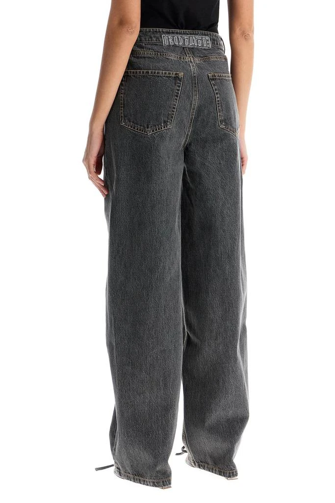 ROTATE Birger Christensen Denim Laced Leg Pant 3