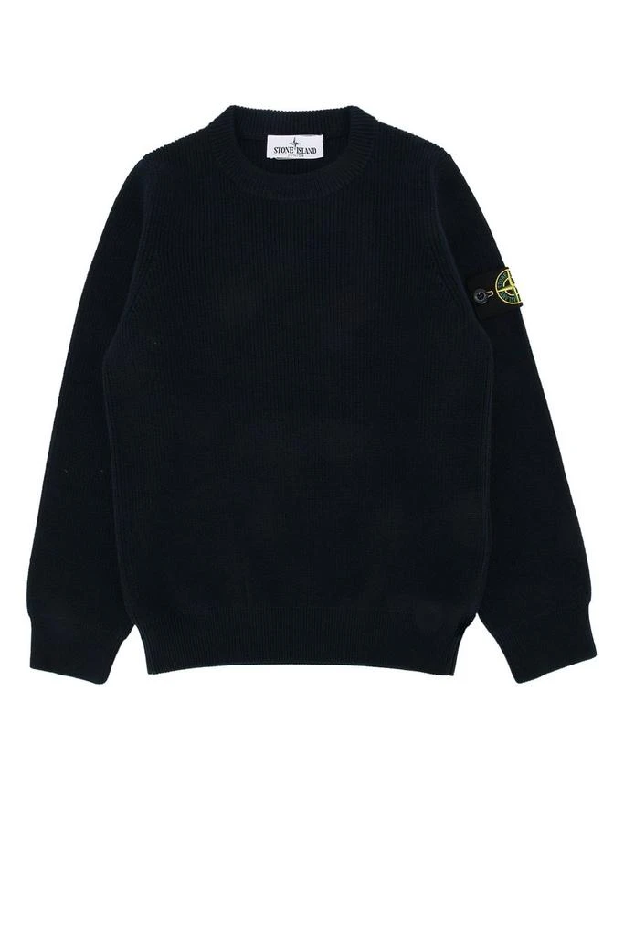 Stone Island Junior Stone Island Junior Compass-Badge Crewneck Jumper