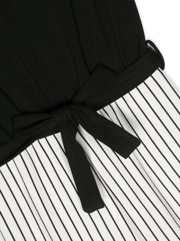 LIU •JO Liu Jo Kids V-Neck Striped Jumpsuit 3