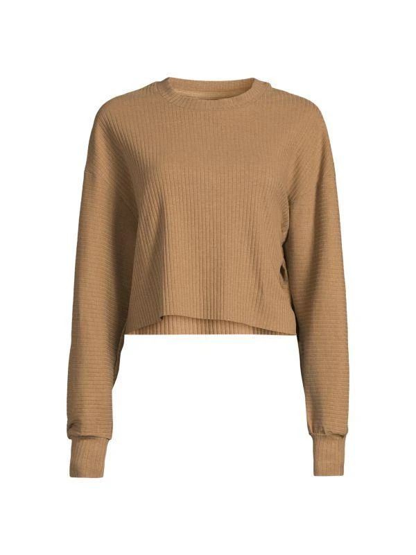 NOIZE Ribbed Drop Shoulder Sweatshirt 3