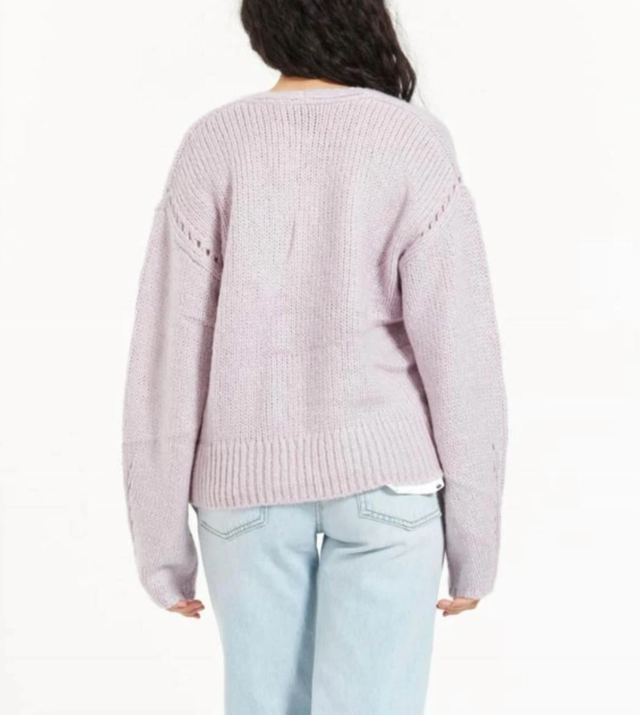 Bec & Bridge Willa Knit V-Neck Jumper Sweater In Lavender 2
