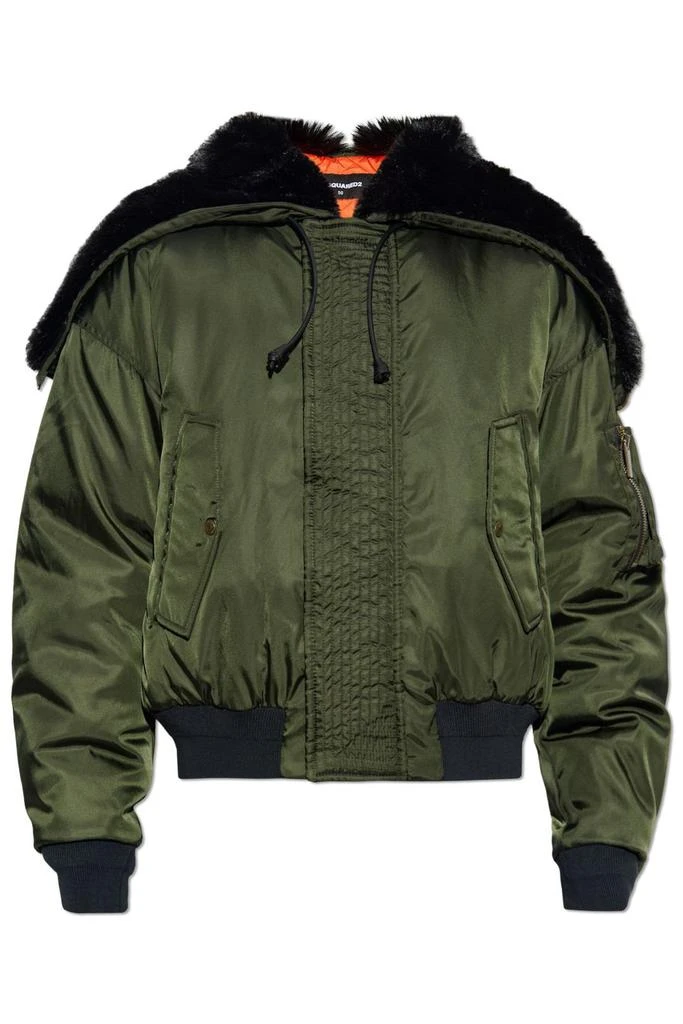 DSQUARED2 Dsquared2 Aviator Hooded Puffer Bomber Jacket 1