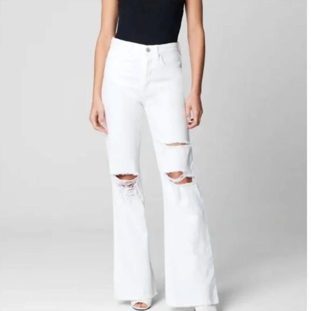 Blank NYC The Franklin Ribcage Wide Leg Heads In The Clouds Jeans 1