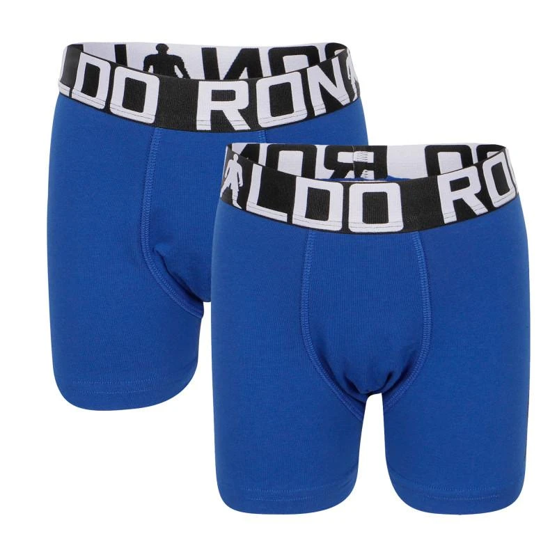 CR7 Cristiano Ronaldo Logo boxer shorts in blue 1
