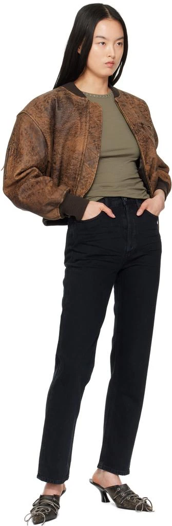 AGOLDE Black 90's Pinch Waist Jeans 4