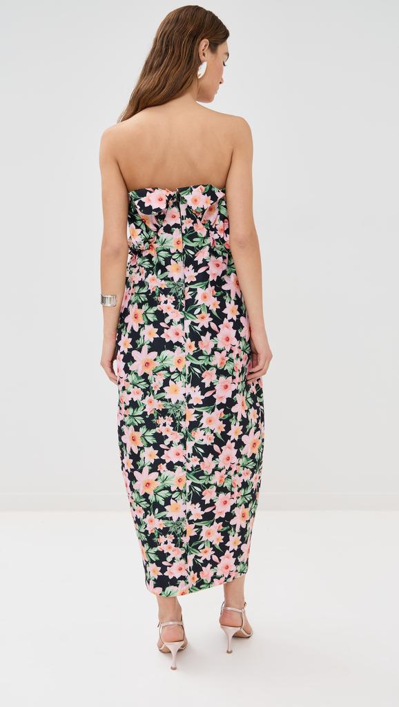 Kika Vargas Raha Dress Blush Daffodil Taffeta