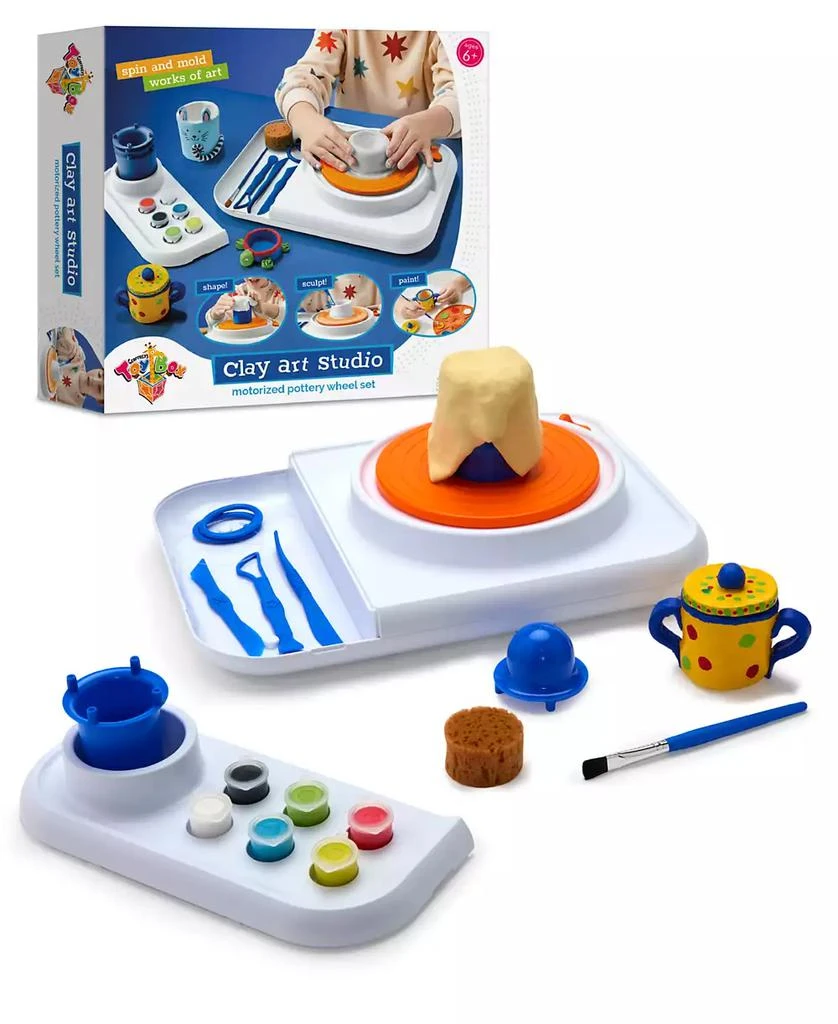 Geoffrey's Toy Box Motorized Pottery Wheel Clay Art Studio Set 1