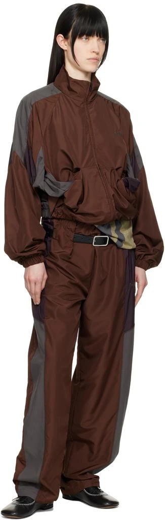 Magliano Brown Gabber Track Pants Joggers Free Shipping