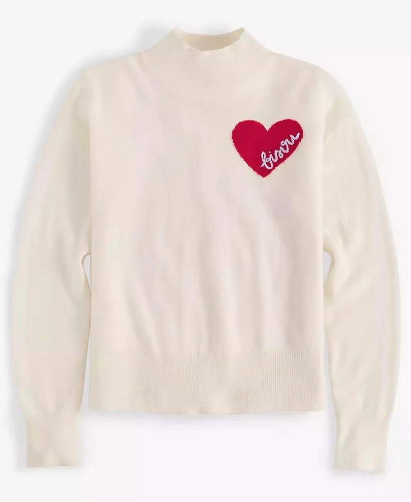 Charter Club Petite Cashmere Mock-Neck Long-Sleeve Sweater, Created for Macy's 3