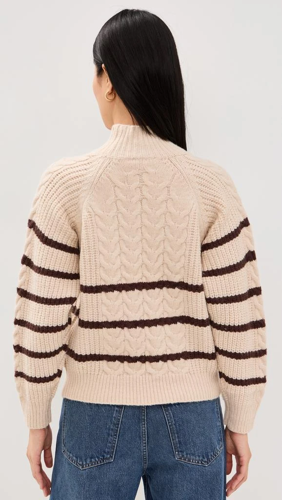 Moon River Striped Knit Pullover Sweater 2
