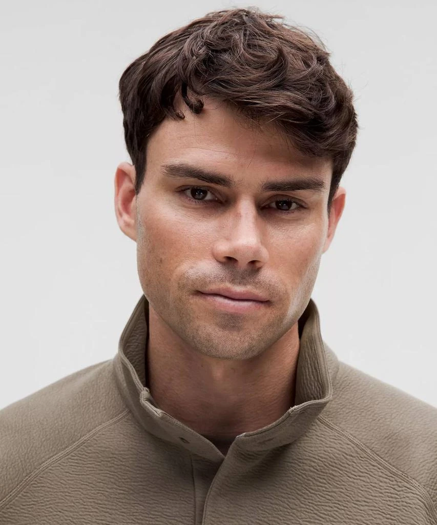Lululemon Men's Textured Spacer Anorak Sweatshirt In Nomad 3