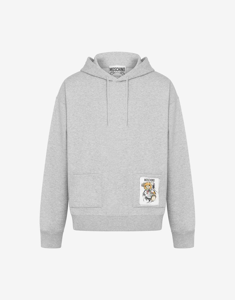 Moschino Hooded Sweatshirt With Teddy Bear Patch