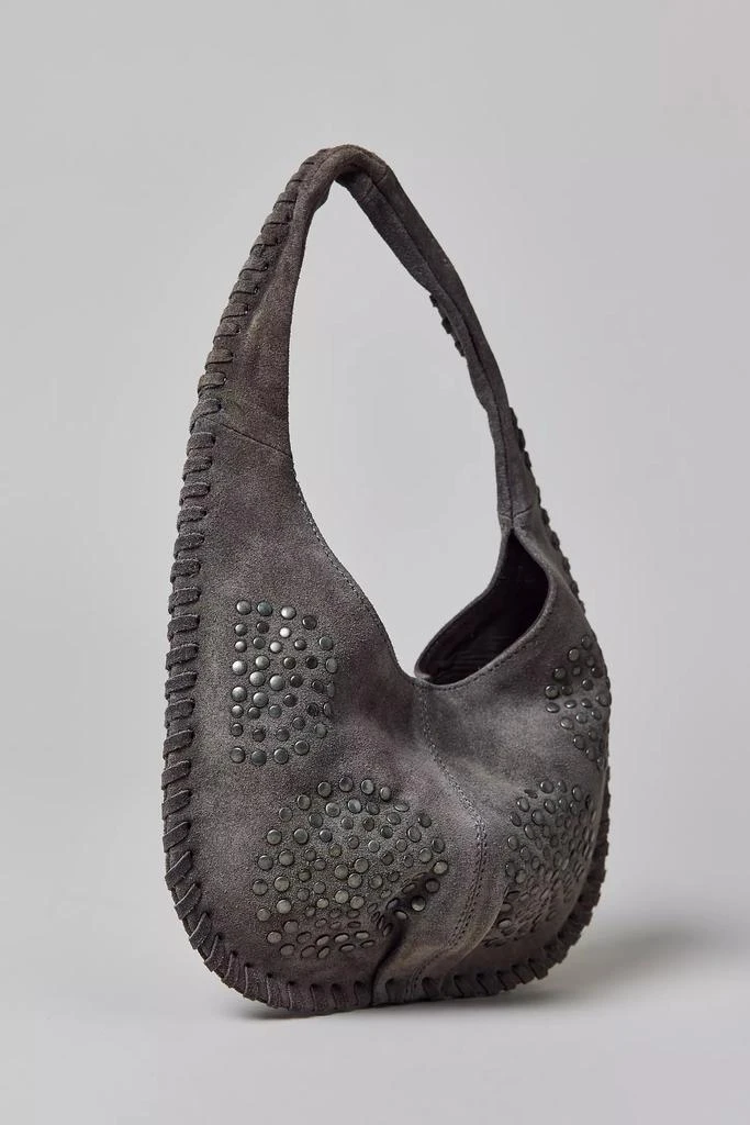 Silence + Noise Silence + Noise Ivy Suede Studded  Hobo Bag 3