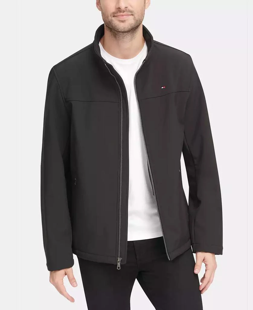 Tommy Hilfiger Men's Soft-Shell Classic Zip-Front Jacket 1