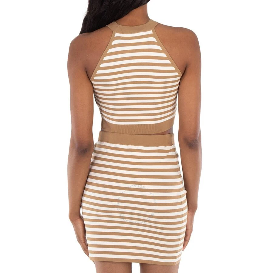 Max Mara Tenna Striped Jacquard Halter Top 3