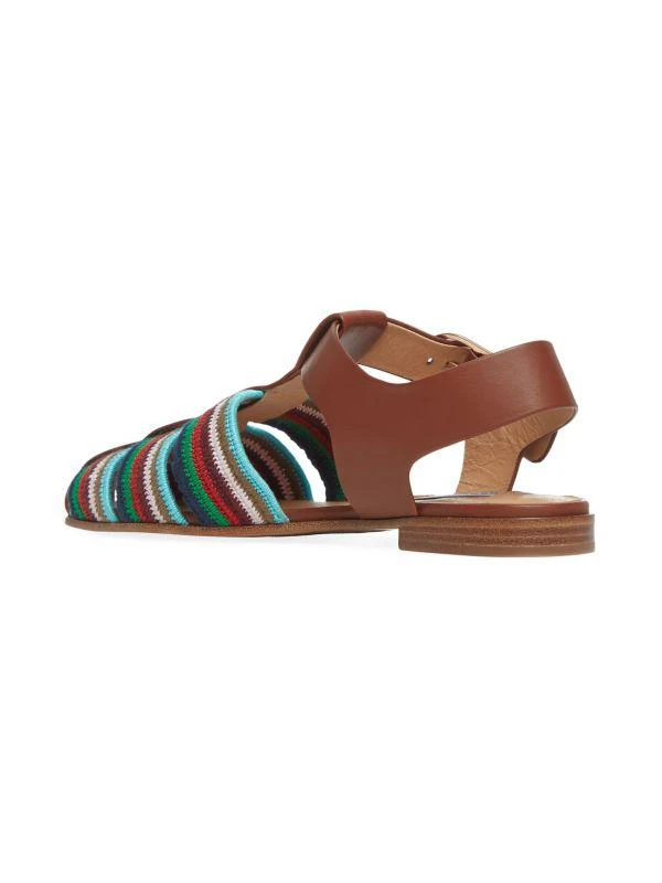 Gabriela Hearst Calla Lamb Leather & Crochet Flats 3
