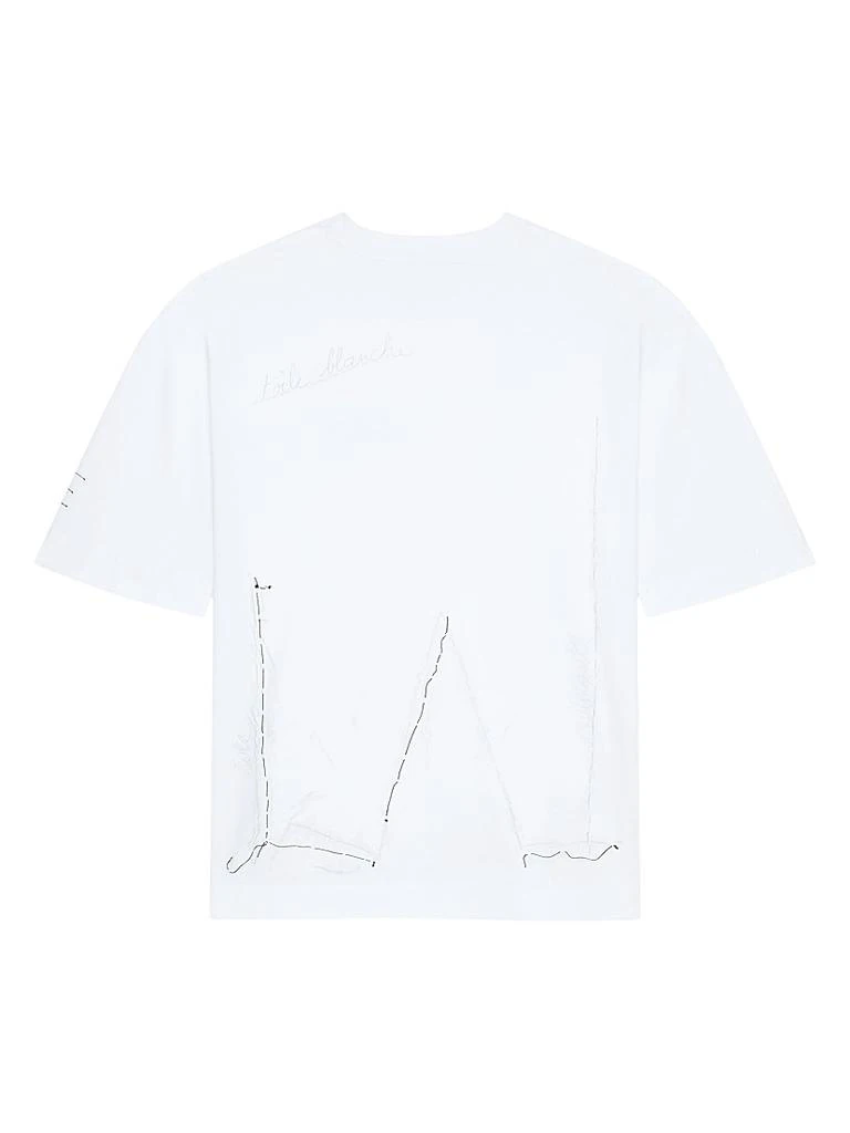 Givenchy Boxy Fit T-Shirt in Cotton with Trompe L
ſil Pattern 3