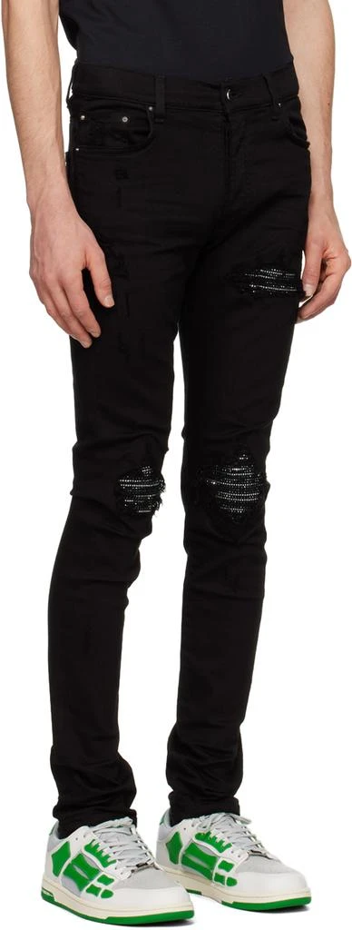 AMIRI Black Crystal MX1 Jeans 2