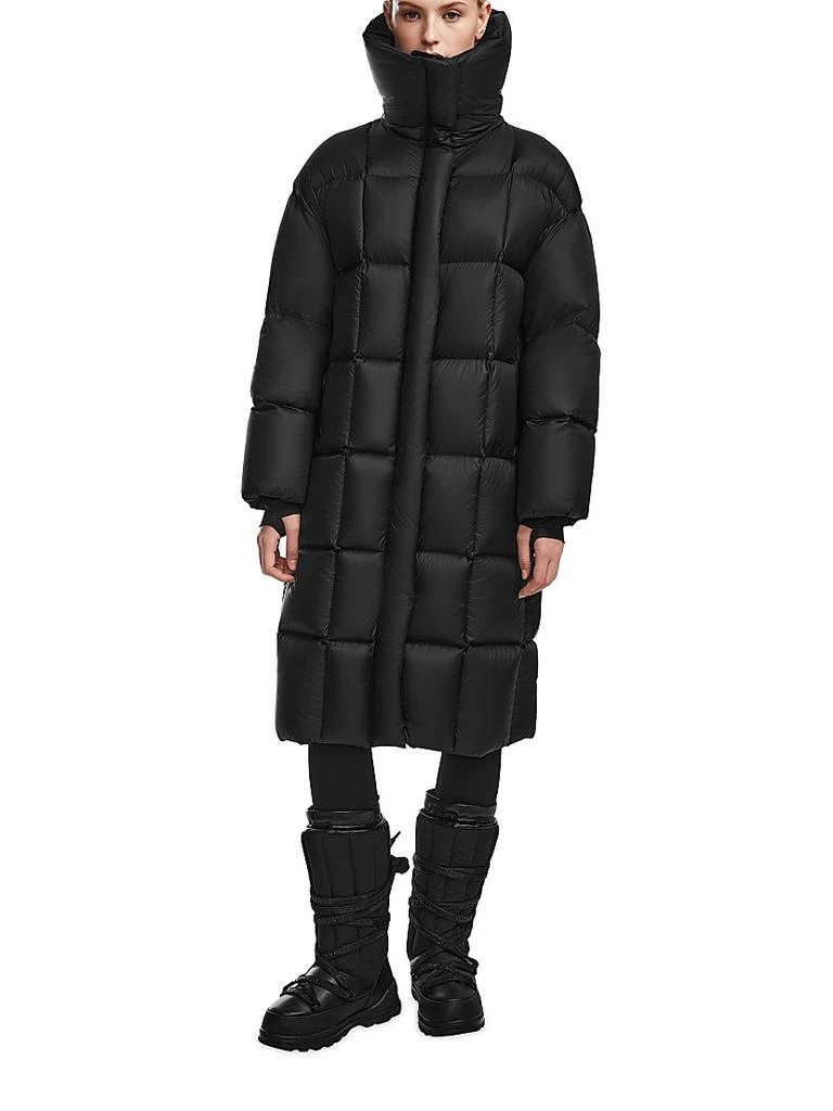 RUDSAK Sash Longline Down Puffer Coat 3