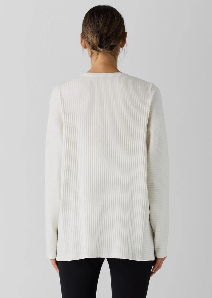 Eileen Fisher Eileen Fisher - Round Neck Tunic Long Sleeve Top 2
