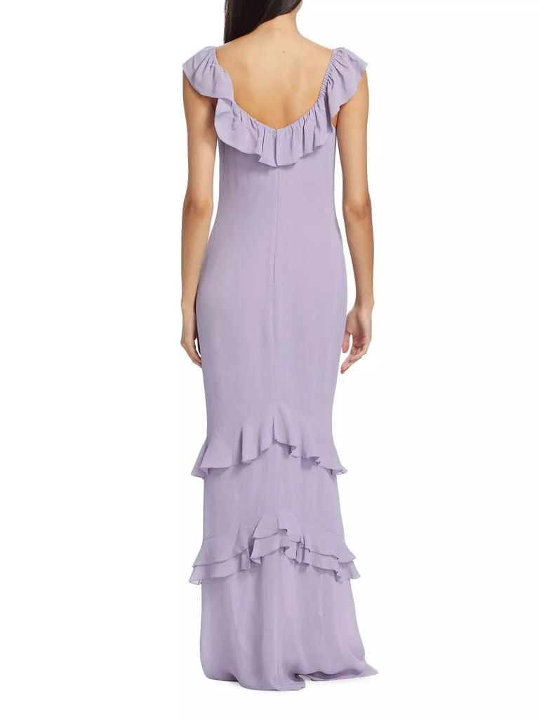 Reformation Tripoli Ruffled Maxi Dress 3