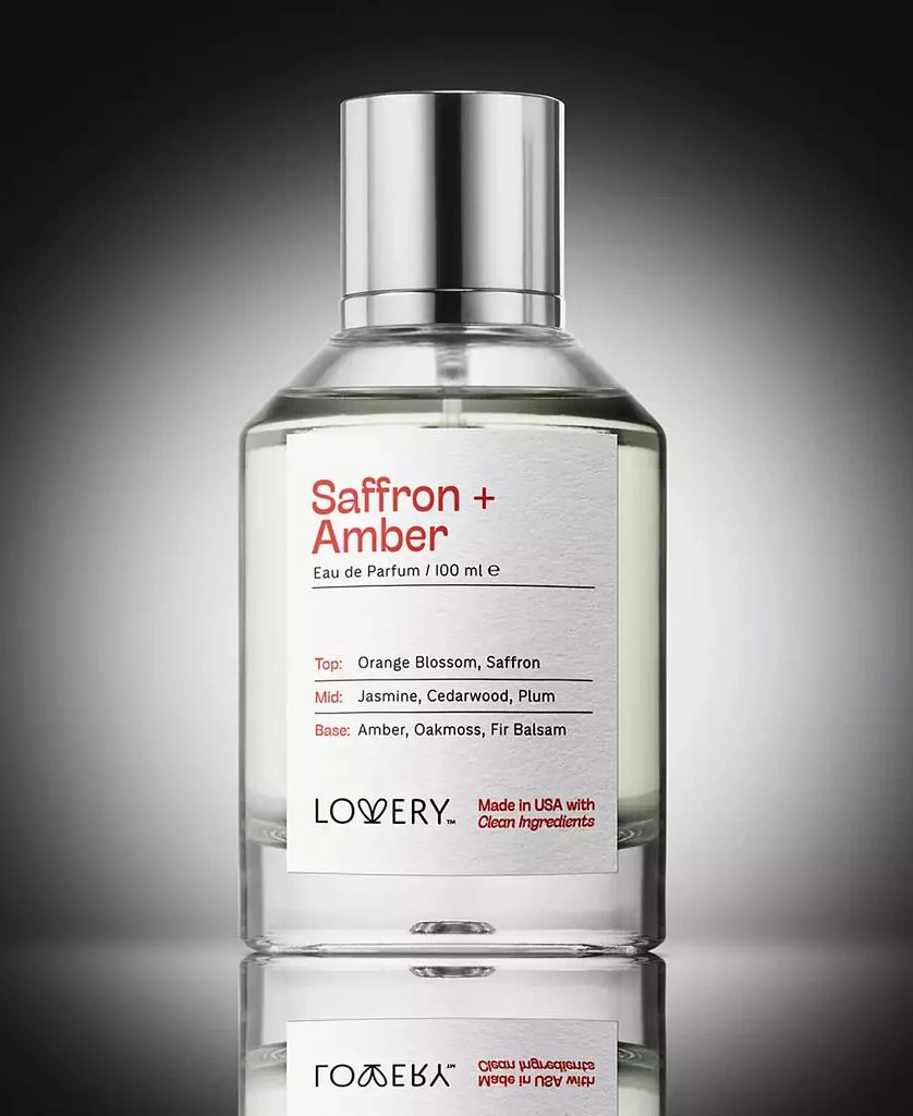 Lovery Saffron + Amber Eau de Parfum, 3.4 oz. 3