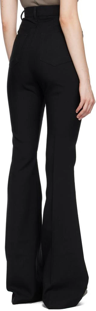 Rick Owens Black Concordians Bolan Bootcut Trousers 3