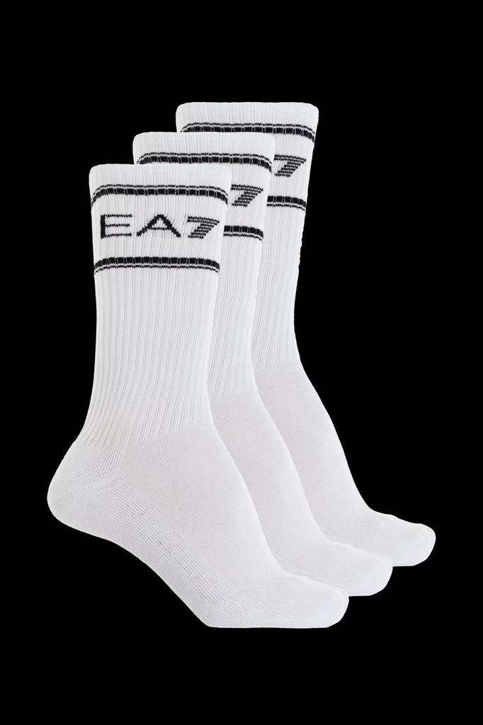 EA7 EMPORIO ARMANI Ea7 Emporio Armani Logo-Intarsia Three Pack Socks 1