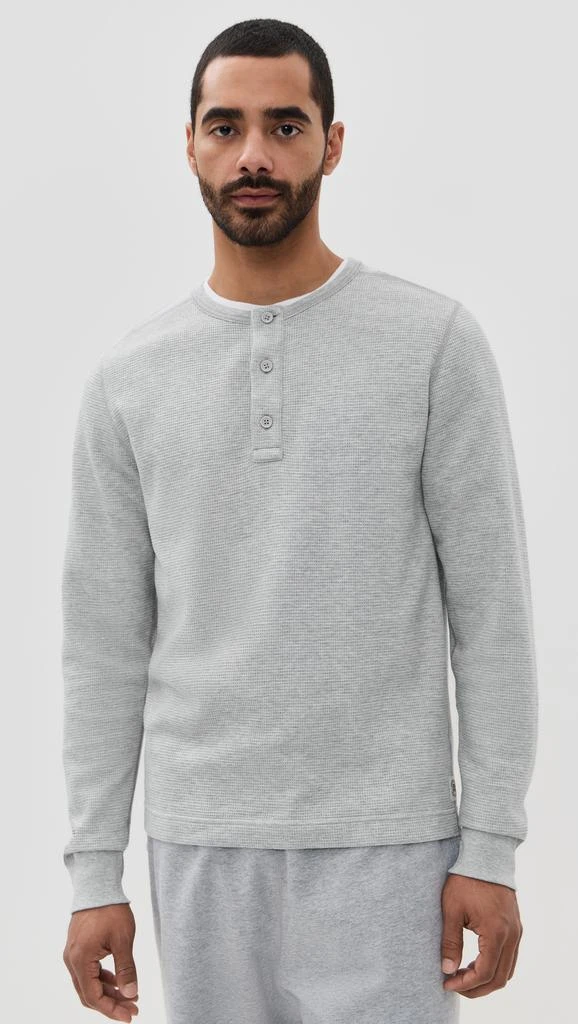 REIGNING CHAMP Lightweight Waffle Standard Henley 6