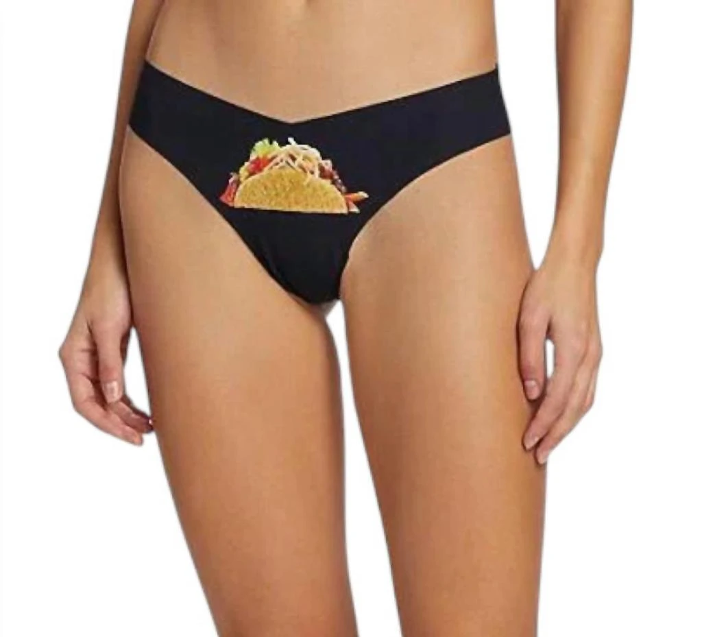 Commando Commando - Women's Taco Graphic Thong Panty 1