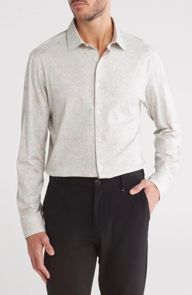 BUGATCHI James Long Sleeve Stretch Woven Shirt 1