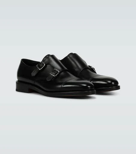 John Lobb William leather monk strap shoes 5